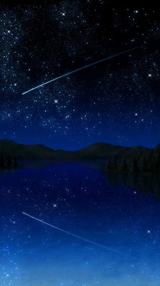 Wallpaper Phone Shooting Star iPhone