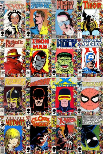 Marvel Comic Strip Wallpaper S Yearbook Covers From