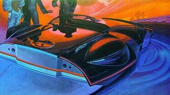 Futuristic Artwork Syd Mead Wallpaper