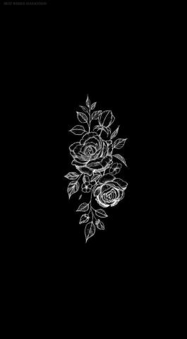 Aesthetic Black And White Edgy Wallpaper Background Image