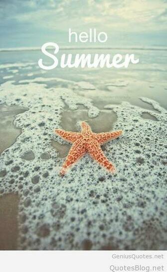 Summer Hello Quotes Image Wallpaper HD Top