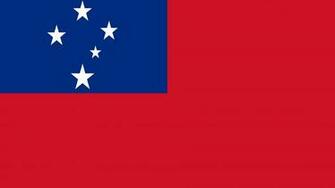 Samoa Flag UHD 4k Wallpaper