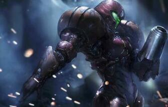Wallpaper Figure The Game Costume Art Samus Aran Metroid