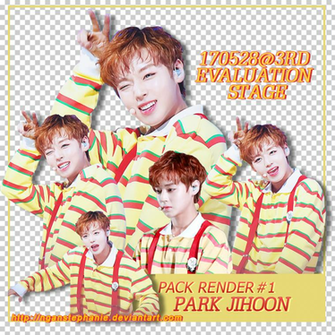 Pack Render Park Jihoon Produce101 By Nganstephanie