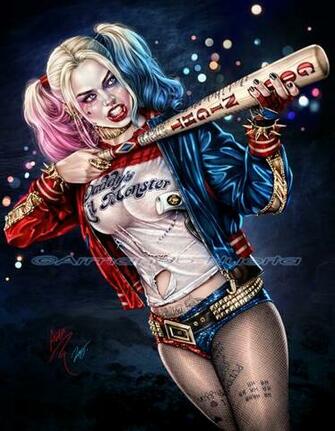 Harley Quinn Suicide Squad Color By Armando Huerta