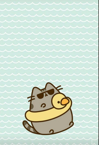Wallpaper Pusheen Summer Cute Cat Doodle
