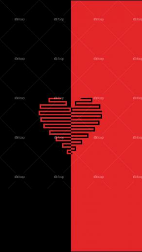 Foap Half Hearted Wallpaper Stock Photo By