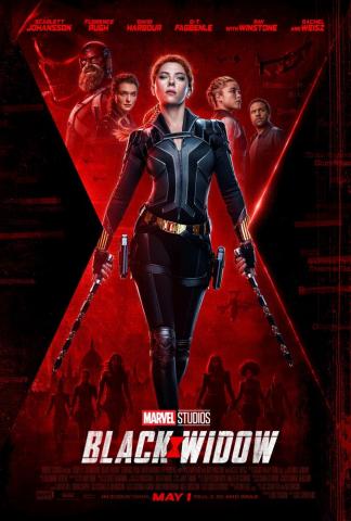 Black Widow Movie Poster Marvel Cinematic Universe Portrait