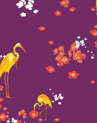 Product Image House Purple Haiku Background