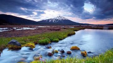 Amazing Cloudy Landscape Nature Wallpaper Full HD