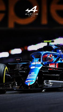 Alpine F1 Team On Formula Car Racing