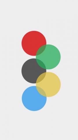 Circle Minimal Wallpaper In