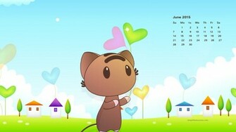 Desktop Wallpaper Calendar June