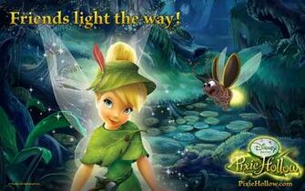 Fairies Tinker Bell Disney iPad Wallpaper HD Background