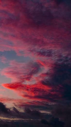 Wallpaper Sky Clouds Sunset iPhone 6s