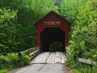 Covered Bridge Bean Blossom Indiana Picture