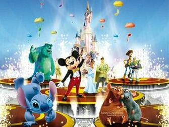Disney Animated Movie Characters Wallpaper