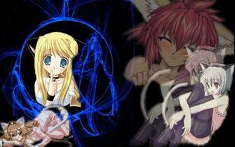 Really Cute Neko Background By Dronik
