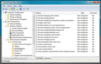 Local Group Policy Editor