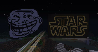 Minecraft Trollface And Starwars By Luk01