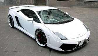 White Lamborghini Gallardo