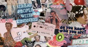 Harry Styles Mac Wallpaper Background Collage