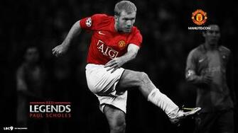 Manchester United Paul Scholes Red Legends Wallpaper Players