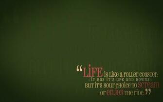Life Quote Wallpaper By Sam Dragon