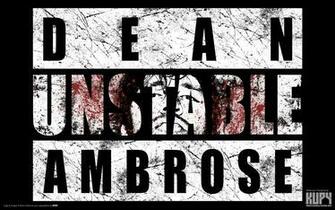 Pin Unstable Dean Ambrose Logo