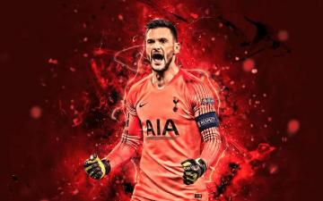 Wallpaper Hugo Lloris Tottenham Hotspur Fc Orange