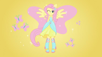 Equestria Girls Vector Fluttershy
