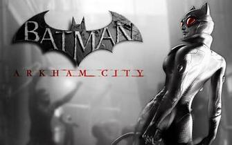 Wallpaper Batman Arkham City Catwoman Female Cat Logo