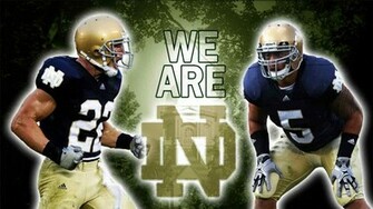 Wallpaper Notre Dame Irish Football