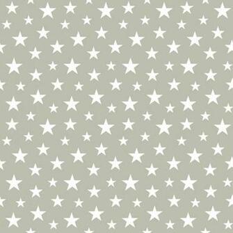 Wallpaper Non Woven Stars Grey White