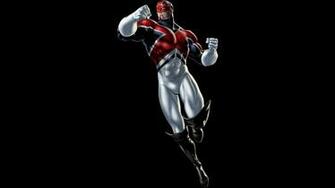 Running Captain Britain HD Desktop Wallpaper Widescreen High