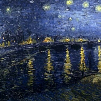 Starry Night Over The Rhone Wallpaper People HD Hi