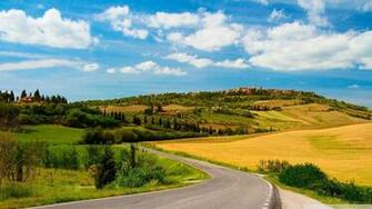 Tuscany Wallpaper Country Roads Yosemite