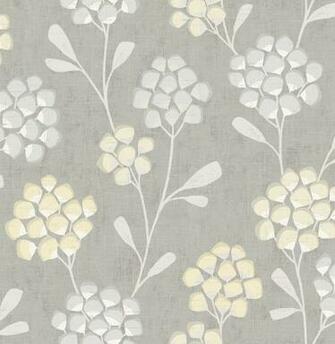 A Street Prints By Brewster Citrine Scandi Flora