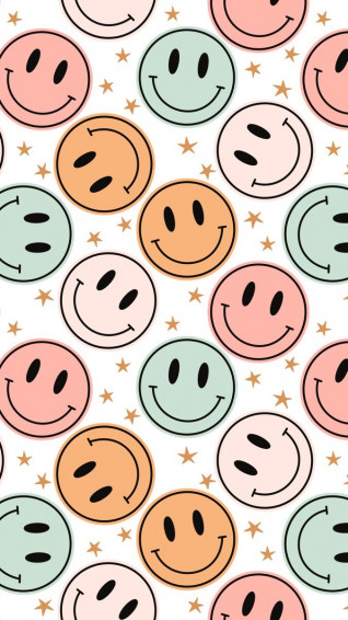Aesthetic Wallpaper For iPhone Smiley Face