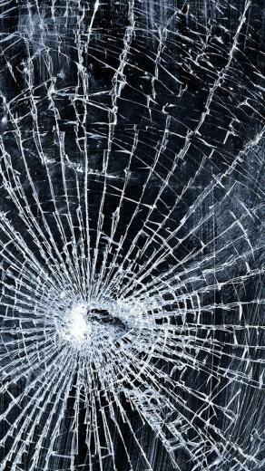 Broken Screen iPhone Wallpaper
