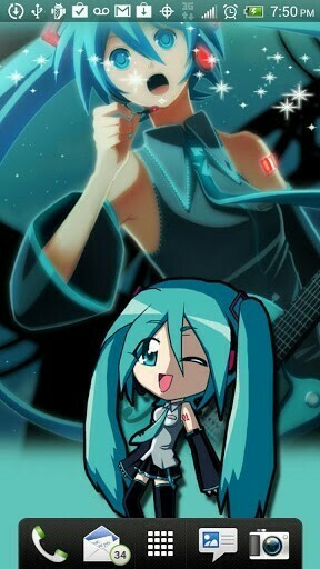 Vocaloid Hatsune Miku Live Wallpaper Features From The