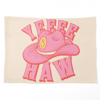 Yeehaw Pink Cowboy Cowgirl Rodeo Hat Preppy Aesthetic Howdy