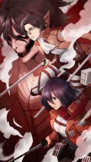 Attack On Titan Anime iPhone Wallpaper