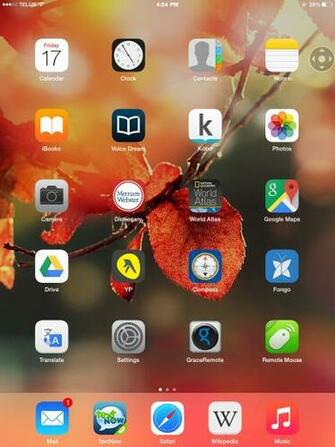 Why Is Background Wallpaper On My iPad Suddenly Dark And Blurry Image