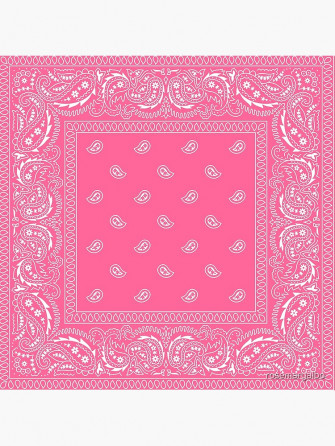Bandana Pink Traditional Tote Bag By Rosemaryalbo