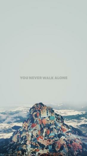 Youneverwalkalone Bts Spring Day Wallpaper