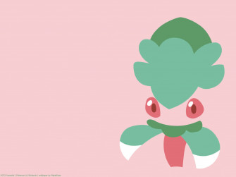 Pokemon Fomantis Pink Minimal A8ndvp3uwd6t2vey Wallpaper