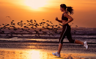 Running Fitness Wallpaper On