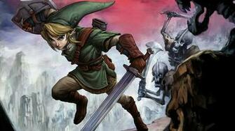 Wallpaper Link Zelda Battle Elf Full HD 1080p