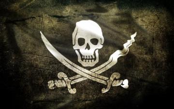 Abstract Flag Pirate Dark Wallpaper